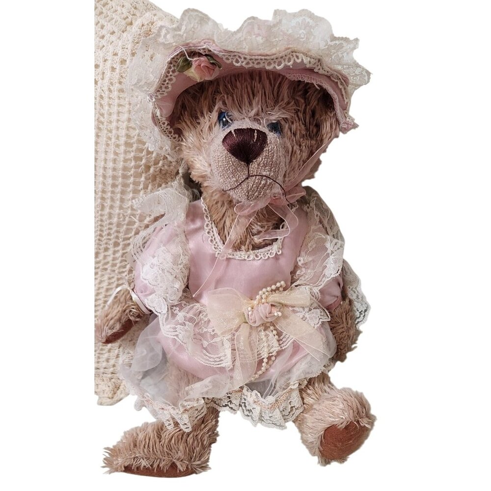 Show-Stoppers "Wild Berry" teddy bear doll plush stuffed w/tag 17" read below